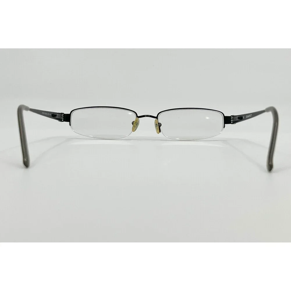 Gant Eyeglasses Womens Black Semi Rimless Rhinestone GW ELIN SBLK 52-17-130